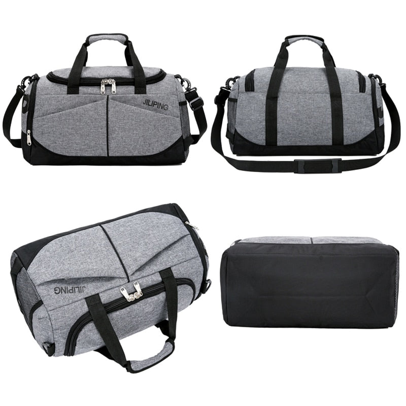 Hot Waterproof Mens Sports Gym Bag Women Travel Handbag Large Outdoor Tote Luggage Yoga For Fitness Shoulder Duffle Bags - Snapitonline