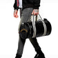 PU Leather Sports Gym Bag Multifunction Training Fitness Shoulder Bags Traveling Handbag Striped Sac De Sport Women Men XA719WD - Snapitonline