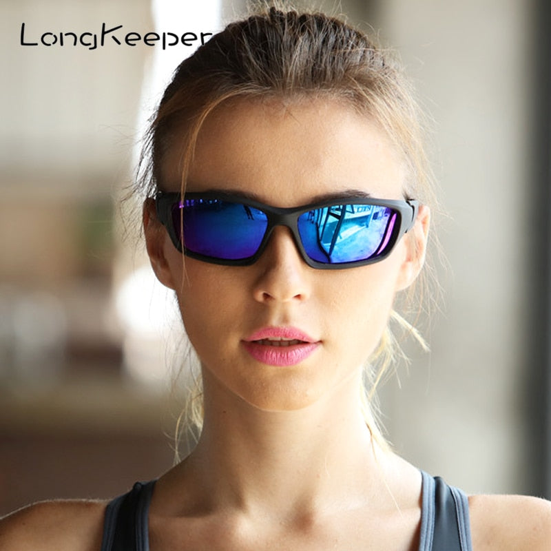 Hot Sale Women Polarized Sunglasses Men Oval Night Vision Black Frame Sun Glasses Safety Driving Sports Gafas De Sol 1031