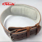 Leather Weightlifting Belt Gym Fitness Crossifit Dumbbell Barbell Powerlifting Back Support Power Training Weight Lifting Belt - Snapitonline