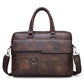 JEEP BULUO Brand Man Business Briefcase Bag Split Leather High Quality Men office Bags For 14 inch Laptop A4 File Causel Male - Snapitonline