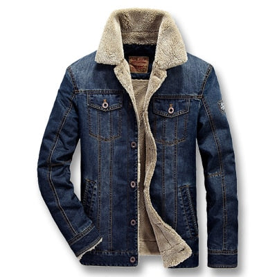iSurvivor 2022 Men Denim Jeans Jackets Coats Jaqueta Masculina Male Casual Fashion Slim Fitted Spring Thick Jackets Hombre Coats - Snapitonline