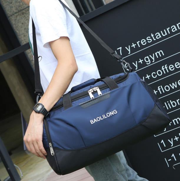 Large Sports Gym Bag With Shoes Pocket Men/Women Outdoor Waterproof Fitness Training Duffle Bag Travel Yoga Handbag - Snapitonline