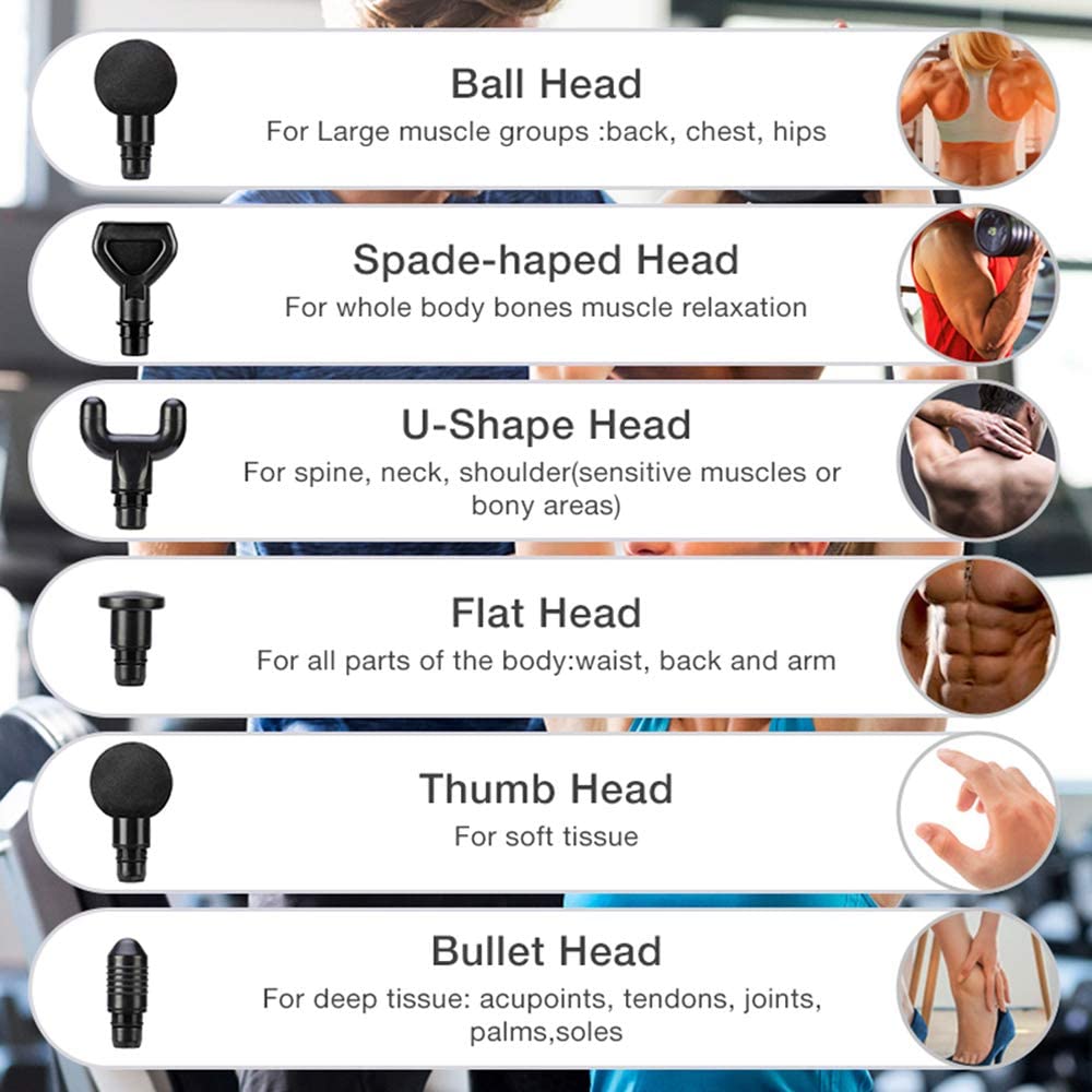 Professional Fascial Massage Gun Sport Relaxation Fitness EMS Muscle Stimulator Handheld Massager - Snapitonline