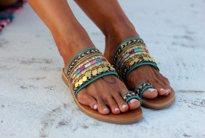 Handmade flat sandals Snapitonline