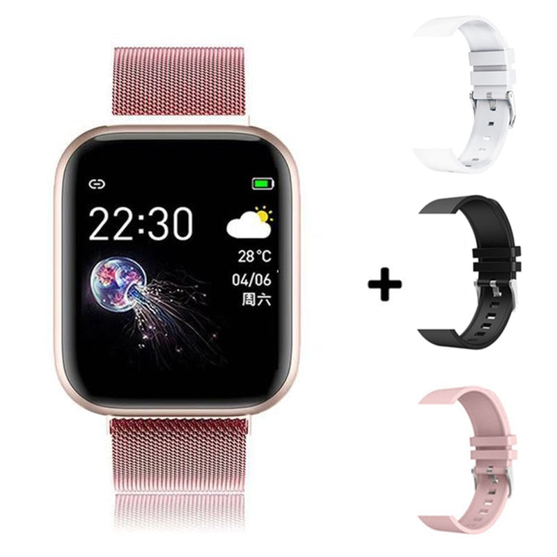 I5 Sport Smartwatch Women Men Heart Rate Blood Pressure Fitness Tracker Kids Smart Clock For Android IOS Smart Watch PK IWO P80 - Snapitonline