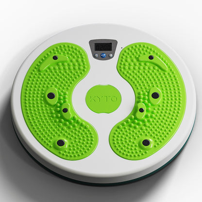 KYTO Digital Waist Disc Fitness Figure Trimmer Twist Board Slimming Body Equipment-Foot-shaped Pedal Balance Board - Snapitonline