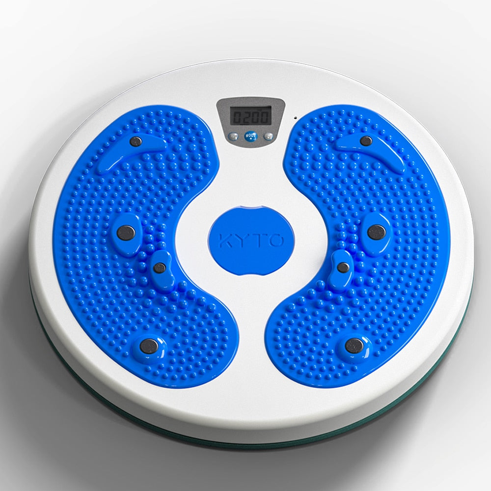 KYTO Digital Waist Disc Fitness Figure Trimmer Twist Board Slimming Body Equipment-Foot-shaped Pedal Balance Board - Snapitonline