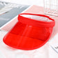 Summer Anti-UV Women Men Baseball Hat Transparent Empty Top Plastic PVC Sunshade Hat Visor Caps Bicycle Sun Hat Sport Sports