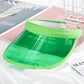 Summer Anti-UV Women Men Baseball Hat Transparent Empty Top Plastic PVC Sunshade Hat Visor Caps Bicycle Sun Hat Sport Sports