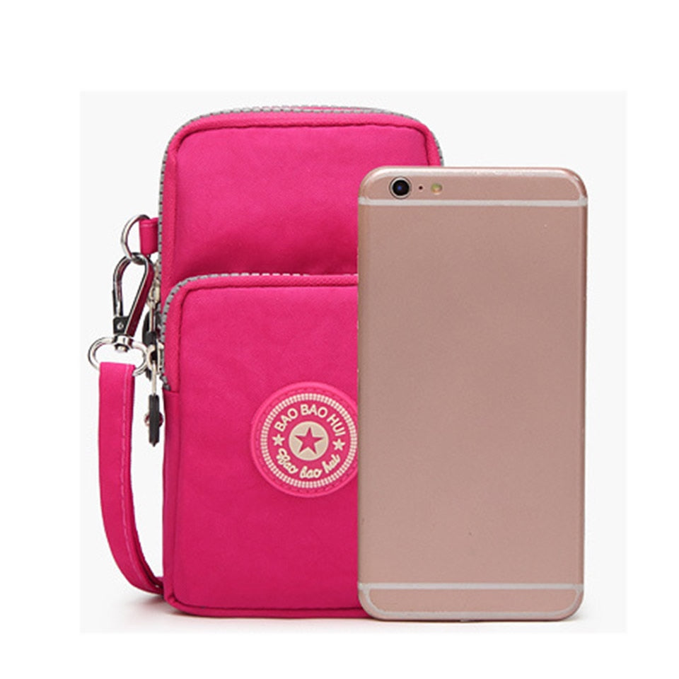 Small Shoulder Bags Nylon Women Mobile Phone Bags Mini Female Messenger Purse Lady Wallet New 2022 CrossBody Bag Sports Wallet - Snapitonline