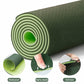 TPE Yoga Double Layer Non-Slip Mat Yoga Exercise Pad with Position Line For Fitness Gymnastics and Pilates - Snapitonline