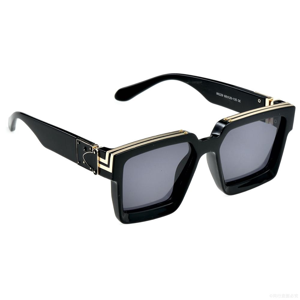 Square Large Frame Luxury Brand Sunglasses Men Women Fashion Uv400 Glasses