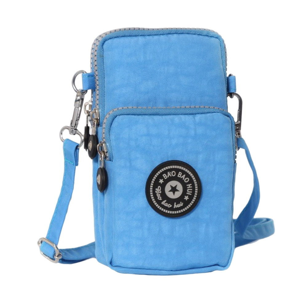 Small Shoulder Bags Nylon Women Mobile Phone Bags Mini Female Messenger Purse Lady Wallet New 2022 CrossBody Bag Sports Wallet - Snapitonline