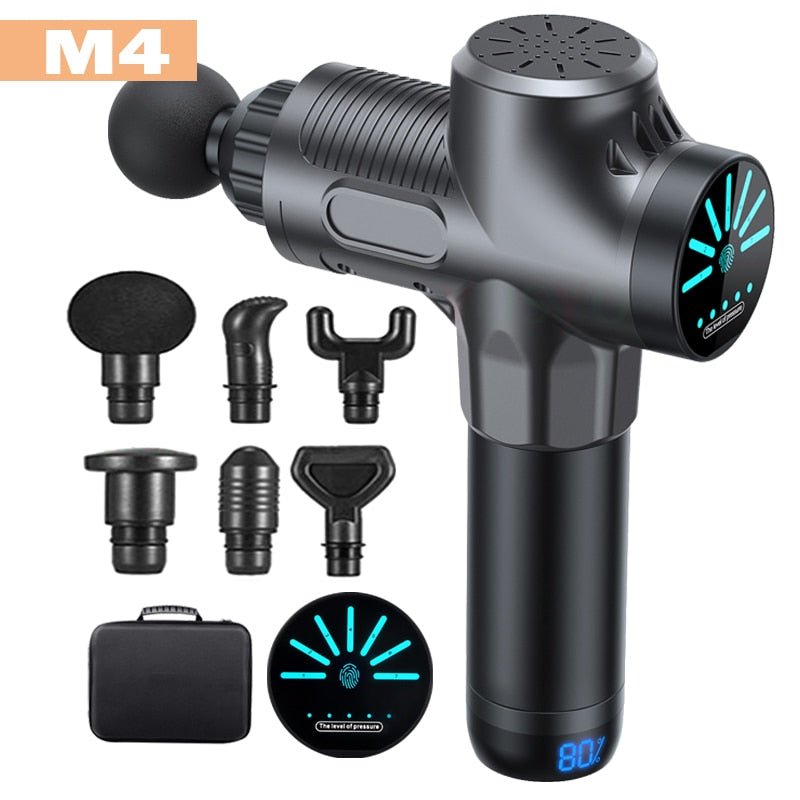 Professional Fascial Massage Gun Sport Relaxation Fitness EMS Muscle Stimulator Handheld Massager - Snapitonline
