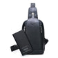 JEEP BULUO Brand Travel Hiking Messenger Shoulder Bags Men's Large Capacity Sling Crossbody Bag Solid Men Leather Bag - Snapitonline