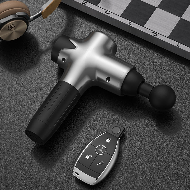 Tshine Massage Gun Electric Neck Massager Smart Hit Fascia Gun for Body Massage Relaxation Fitness Muscle Pain Relief - Snapitonline