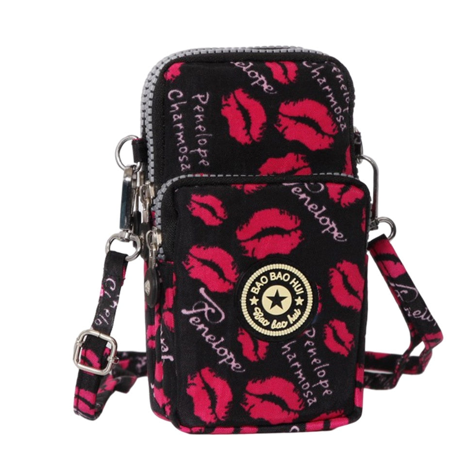 Small Shoulder Bags Nylon Women Mobile Phone Bags Mini Female Messenger Purse Lady Wallet New 2022 CrossBody Bag Sports Wallet - Snapitonline