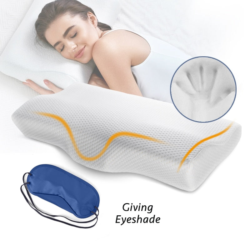 Memory Foam Bed Orthopedic Pillow - Snapitonline