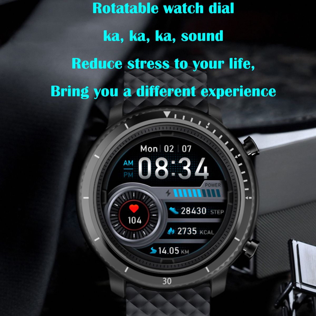 P20 2021 New Smart Watch Men Rotating Dial Sport Fitness Watches For Men Heart Rate Monitor Smartwatch Waterproof - Snapitonline