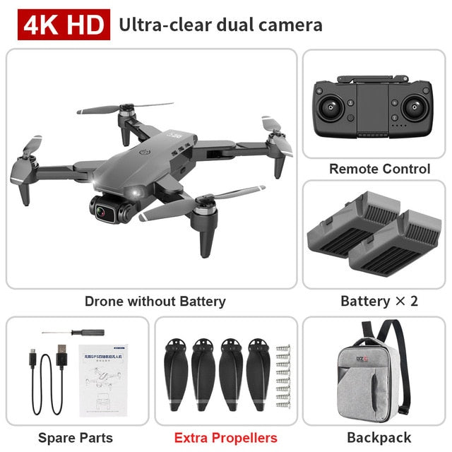 ZLLRC Drone L900 Pro 5G GPS 4K Dron HD Camera FPV 28min Flight Time Brushless Motor Quadcopter Distance1.2km Professional Drones - Snapitonline