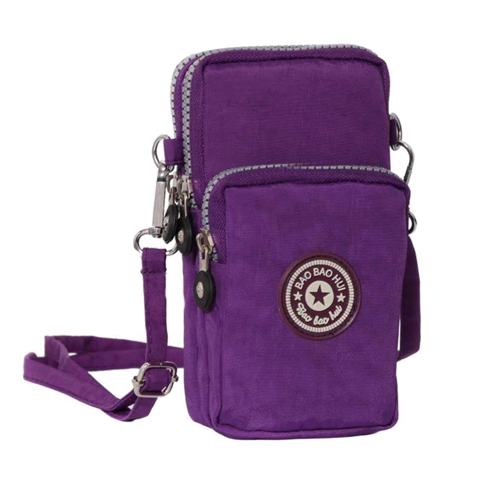 Small Shoulder Bags Nylon Women Mobile Phone Bags Mini Female Messenger Purse Lady Wallet New 2022 CrossBody Bag Sports Wallet - Snapitonline