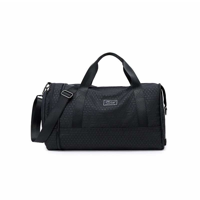 ROEGADYN large Capacity Chest Bag Folding Gym Bag Men Fitness Bag For Gym Men Waterproof Sport Bag Men Gym Bag  Shoe Compartment - Snapitonline