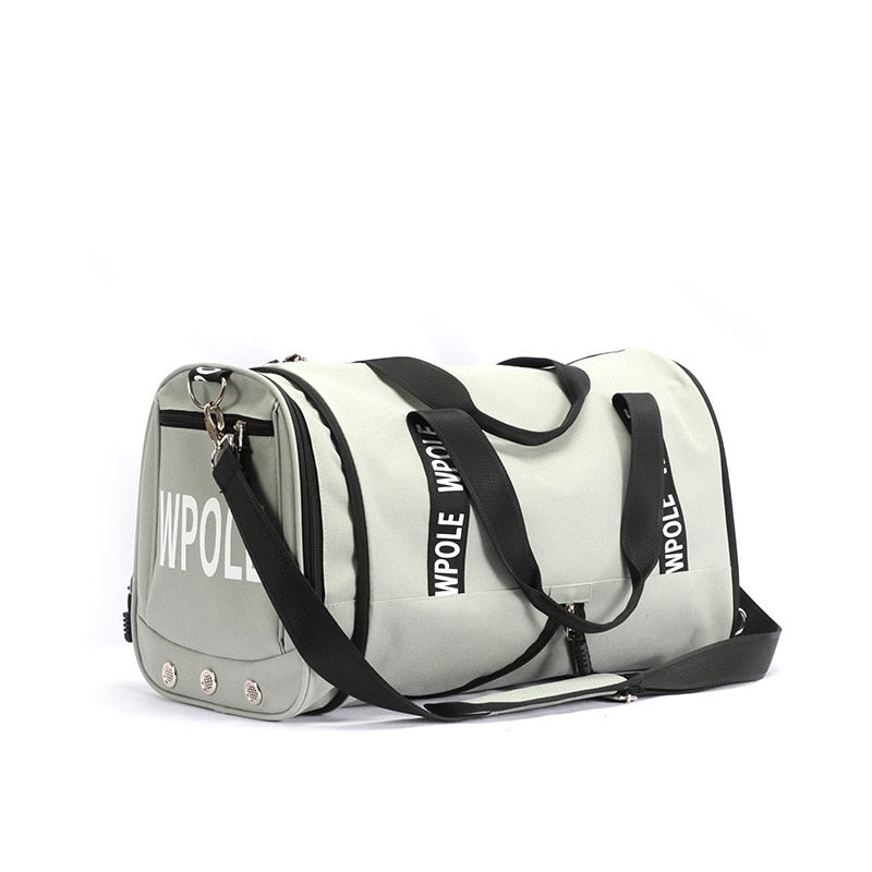 ROEGADYN large Capacity Chest Bag Folding Gym Bag Men Fitness Bag For Gym Men Waterproof Sport Bag Men Gym Bag  Shoe Compartment - Snapitonline