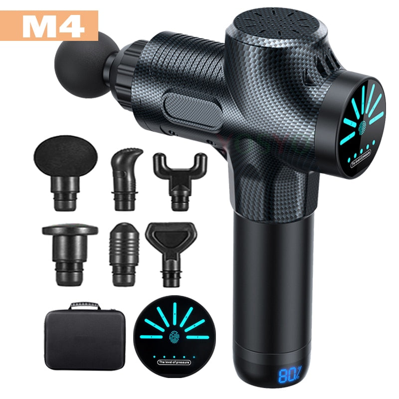 Professional Fascial Massage Gun Sport Relaxation Fitness EMS Muscle Stimulator Handheld Massager - Snapitonline