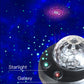 LED Starry Sky Projector Night Light Galaxy Star Projector Ocean Wave Night Lamp With Music Bluetooth Speaker For Childrens - Snapitonline