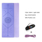 TPE Yoga Double Layer Non-Slip Mat Yoga Exercise Pad with Position Line For Fitness Gymnastics and Pilates - Snapitonline