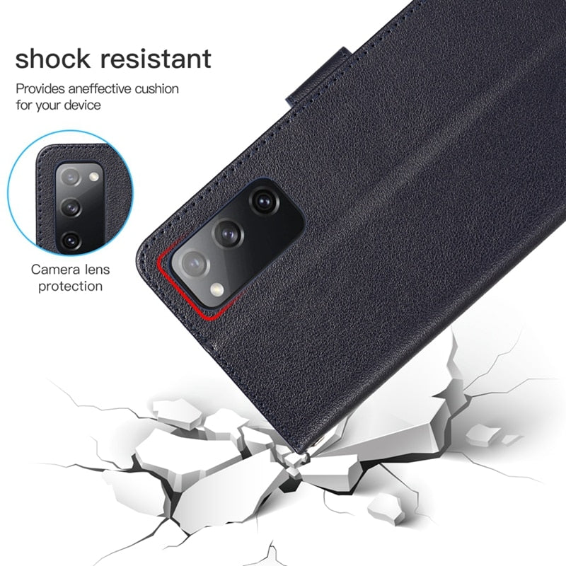 Wallet Leather Case For Samsung Galaxy A03 A12 A13 A23 A32 A50 A51 A52 A53 A70 A71 A72 A73 S22 Ultra S21 FE S20FE S10 Plus S9 S8 - Snapitonline