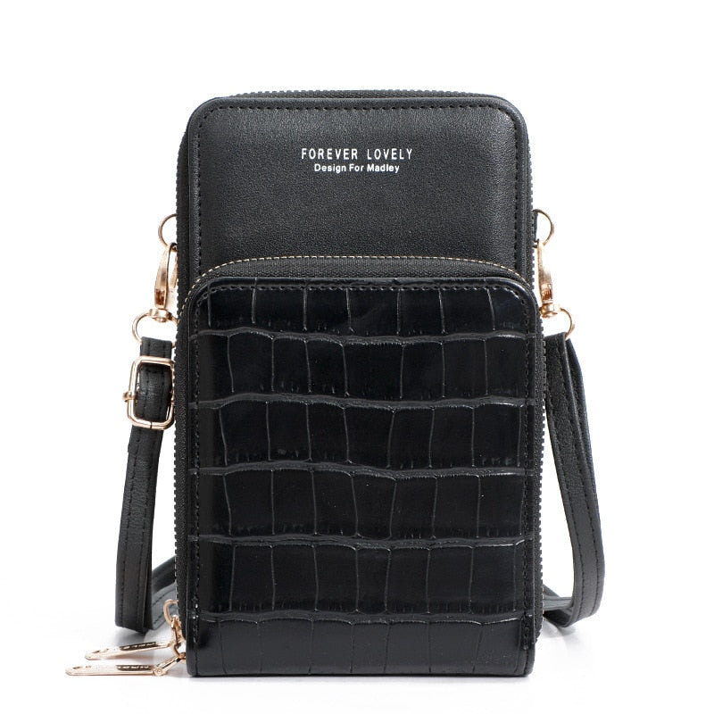 New Fashion Women Wallets Brand Letter Long Tri-fold Wallet Purse Fresh Leather Female Clutch Card Holder Cartera Mujer - Snapitonline