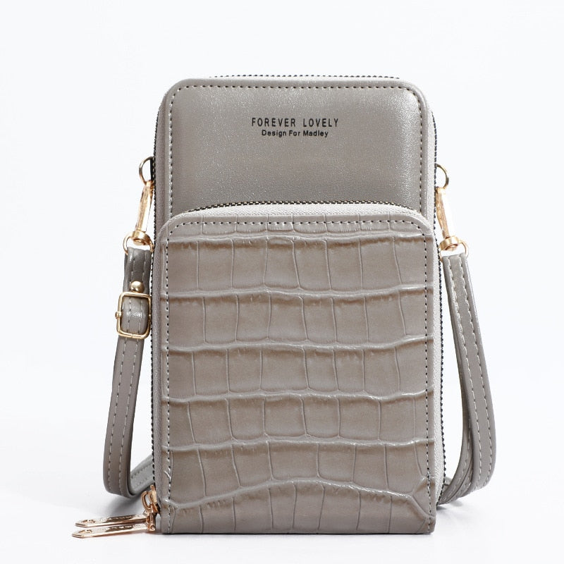 New Fashion Women Wallets Brand Letter Long Tri-fold Wallet Purse Fresh Leather Female Clutch Card Holder Cartera Mujer - Snapitonline