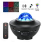 LED Starry Sky Projector Night Light Galaxy Star Projector Ocean Wave Night Lamp With Music Bluetooth Speaker For Childrens - Snapitonline