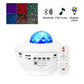 LED Starry Sky Projector Night Light Galaxy Star Projector Ocean Wave Night Lamp With Music Bluetooth Speaker For Childrens - Snapitonline