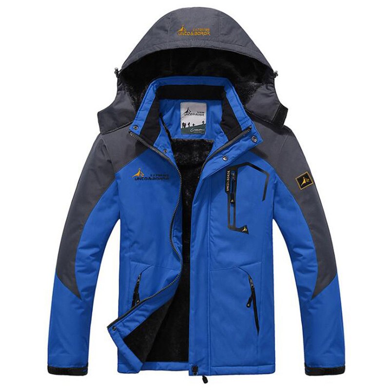 Winter Parka Men Windbreak Plus Velvet Thick Warm Windproof Fur Coats Male Military Hooded Anorak Jackets Mens Winter Jackets - Snapitonline