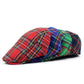Spring Autumn Hats Adjustable Plaid Beret Hats Men Women Unisex Plain Berets Newsboy Hat Peaked Cap Casual Forward Caps 2021
