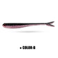 Spinpoler 20pcs Soft Fishing Lure Artificial Bait Fork Tail 75mm 1.6g Jerkbait Minnow Drop Shot Rubber For Rigging And Jigging