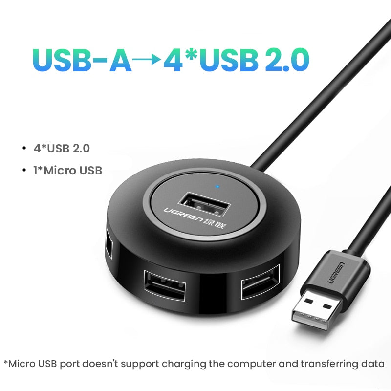 UGREEN USB C Hub 4 Ports USB Type C to USB 3.0 Hub Splitter Adapter for MacBook Pro iPad Pro Samsung Galaxy Note 10 S10 USB Hub - Snapitonline