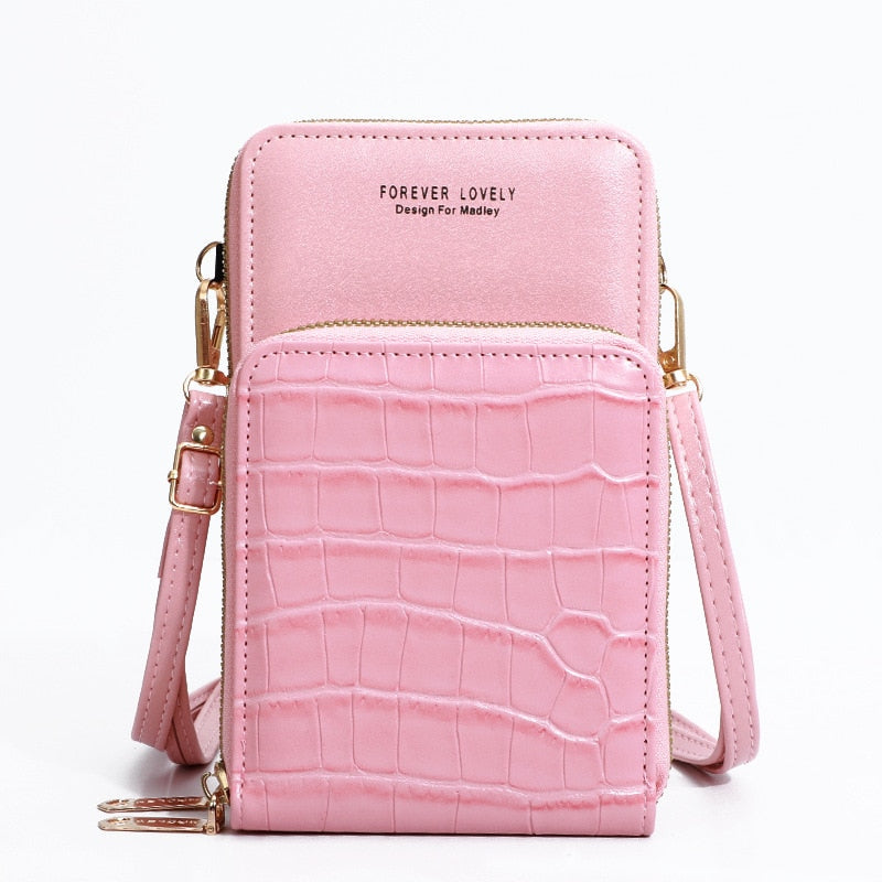 New Fashion Women Wallets Brand Letter Long Tri-fold Wallet Purse Fresh Leather Female Clutch Card Holder Cartera Mujer - Snapitonline