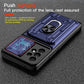 KEYSION Shockproof Case for Samsung A53 5G A33 A73 A52 A72 A32 A22 A12 Card Bag Camera Protection Phone Cover for Galaxy A23 A13