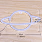 Planet LED Lights Neon Light Sign Bedroom Decor Neon Sign Night Lamp for Rooms Wall Art Bar Party USB or Battery Powered