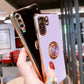 Luxury Phone Case For Samsung Galaxy A52 A52S 5G A72 A53 S21 S22 Ultra S20 FE Note 20 9 S10 10 Plus A 53 Shell Cover Ring Holder - Snapitonline
