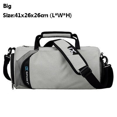 INOXT Men Women Fitness Training Dry Wet Gym Bags Waterproof Travel Shoulder Bag Outdoor sac de sport Handbag 40L Large Capacity - Snapitonline