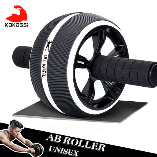 KoKossi Fashion Keep Fit Wheels No Noise Abdominal Wheel Ab Roller With Mat For Arm Waist Legs Exercise Gym Fitness Equipment - Snapitonline