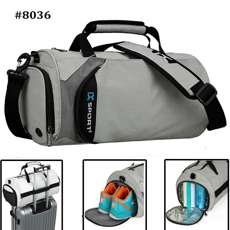 INOXT Men Women Fitness Training Dry Wet Gym Bags Waterproof Travel Shoulder Bag Outdoor sac de sport Handbag 40L Large Capacity - Snapitonline