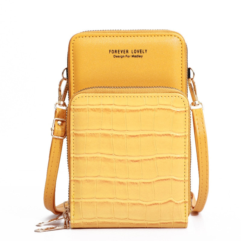 New Fashion Women Wallets Brand Letter Long Tri-fold Wallet Purse Fresh Leather Female Clutch Card Holder Cartera Mujer - Snapitonline