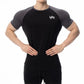 Men Cotton Patchwork T-shirt Summer Gym Fitness Bodybuilding Skinny Short sleeve Shirts Male Casual Training Tees Tops Clothing - Snapitonline