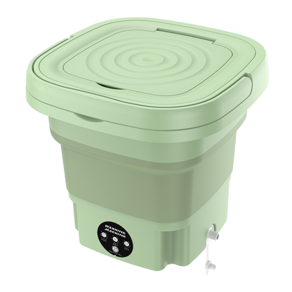 Portable Foldable Washing Machine With Spin Dryer Automatic Mini Underwear  Sock 110v/220V Washing Machine With Centrifuge 8L